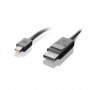 Lenovo | DisplayPort cable | Male | 20 pin DisplayPort | Male | Mini DisplayPort | 2 m - 2